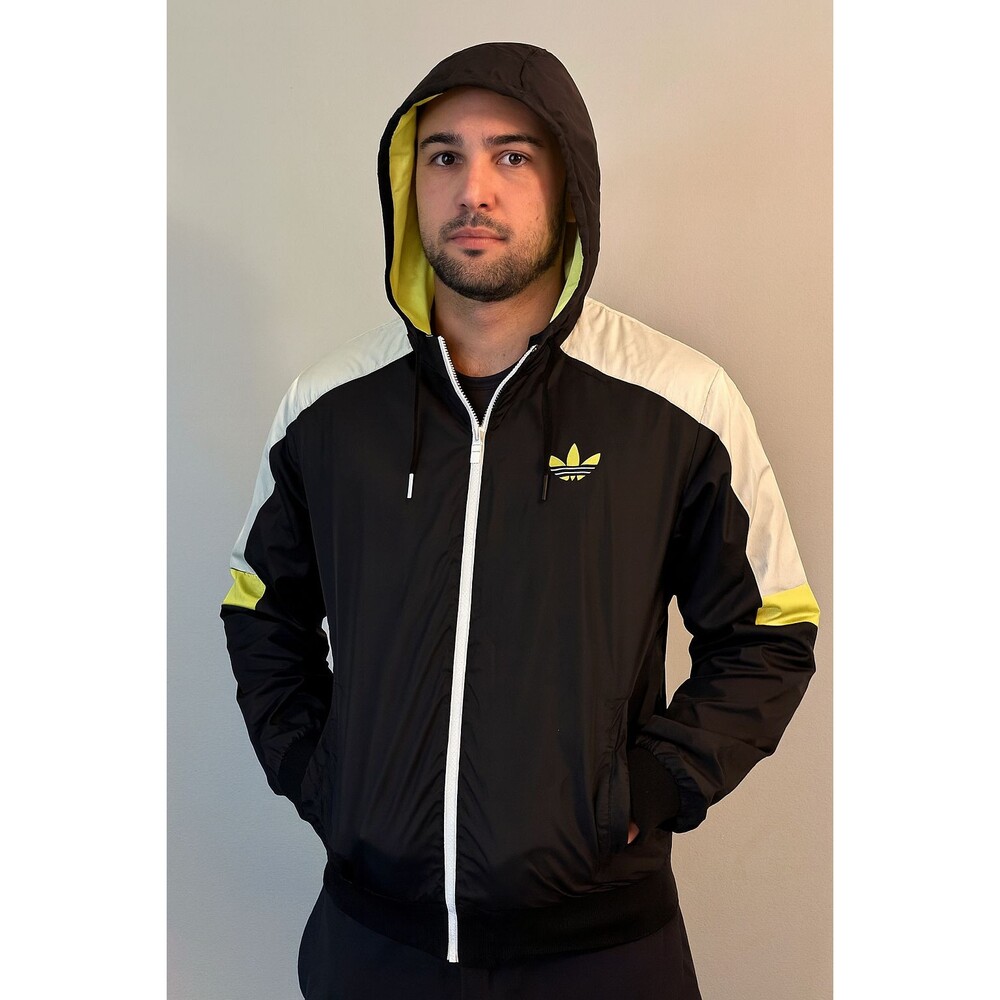 Adidas Originals Vintage Super Rare Jacket Windbreaker Chile Black S
